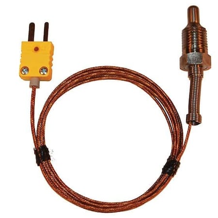 Type-K Pipe Plug Probe SS 1 / 4 NPT (M)